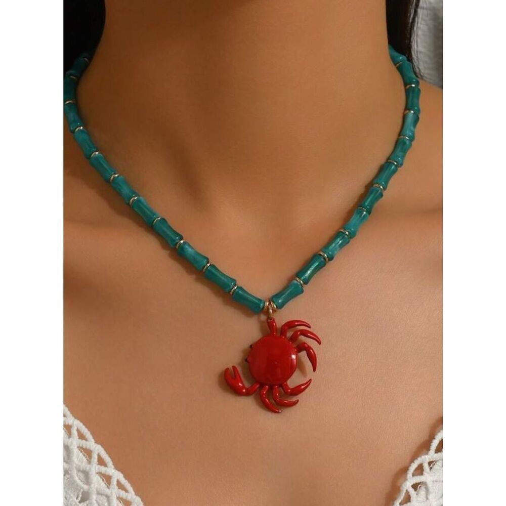 Red CrabโNecklace N2095
